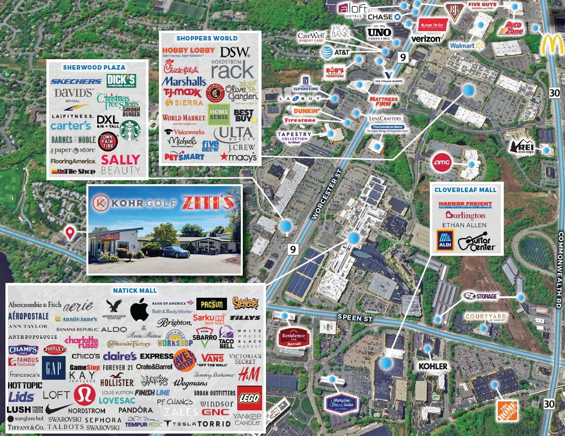 218 Speen St, Natick, MA 01760 Golf Center & Restaurant Leasehold