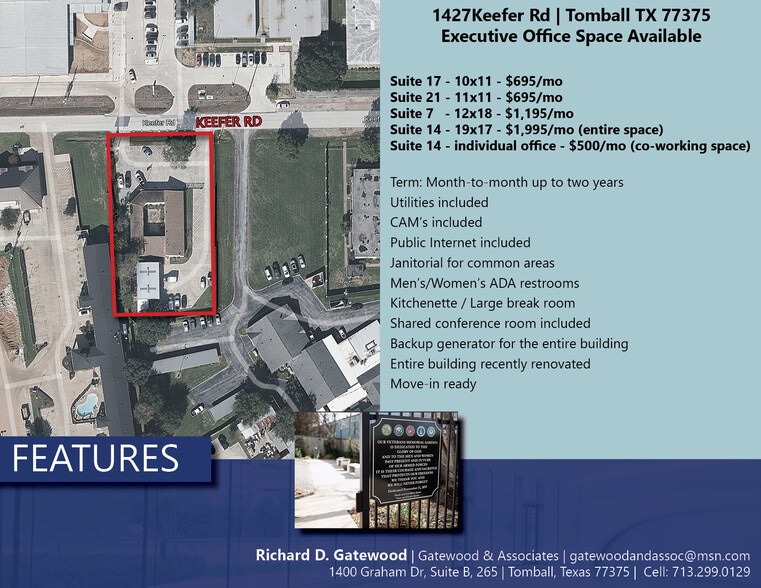 1427 Keefer Rd, Tomball, TX for lease - Building Photo - Image 2 of 17