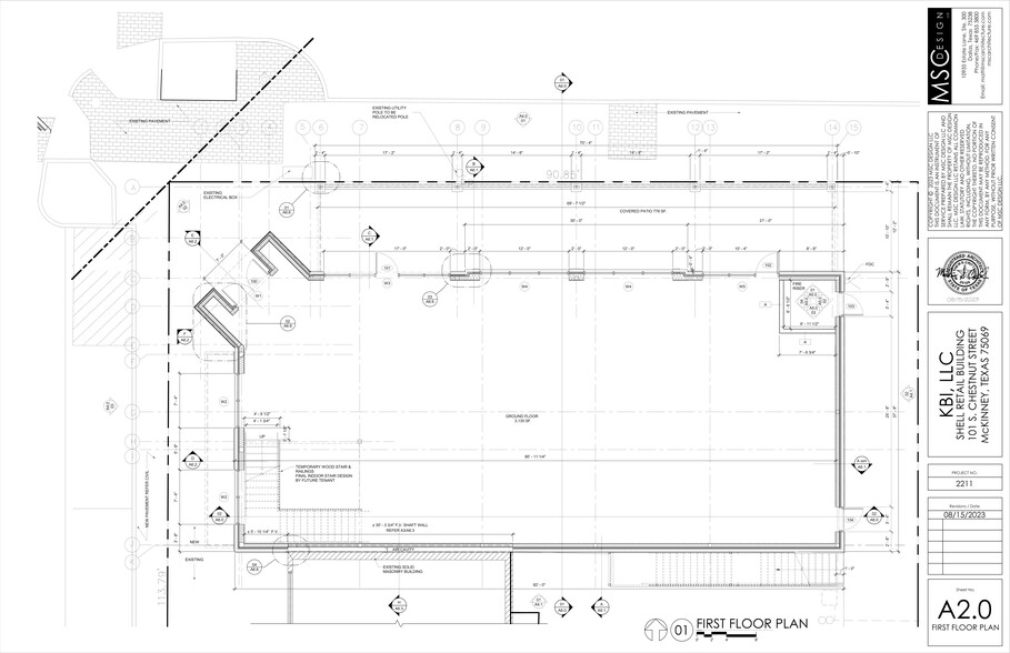 101 S Chestnut St, McKinney, TX for lease - Site Plan - Image 2 of 3