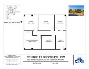2261 Brookhollow Plaza Dr, Arlington, TX for lease Floor Plan- Image 1 of 4