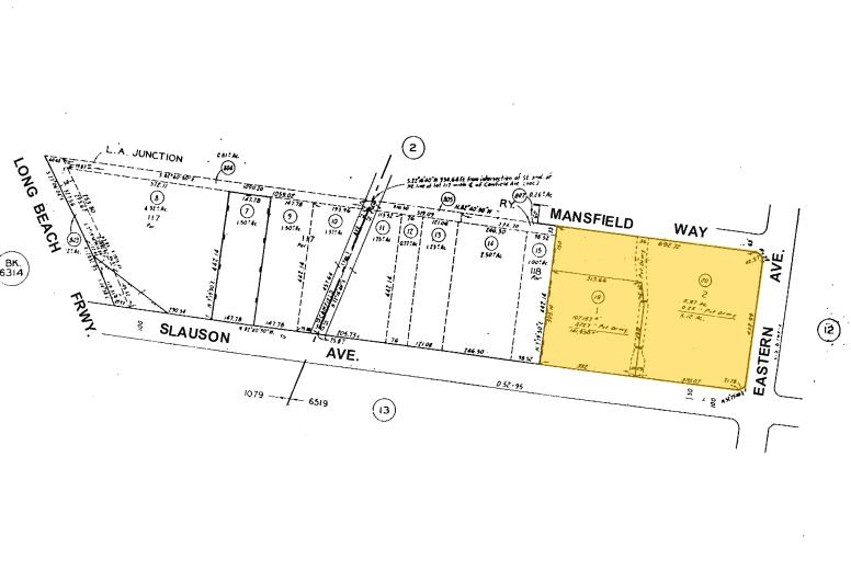 5701 S Eastern Ave, Los Angeles, CA for lease - Plat Map - Image 2 of 9