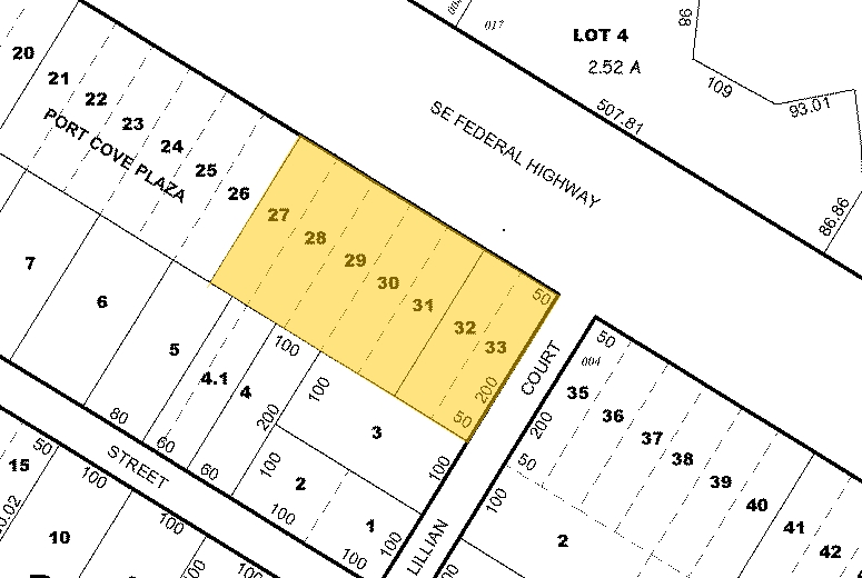 SE Federal Hwy, Stuart, FL for sale - Plat Map - Image 1 of 1