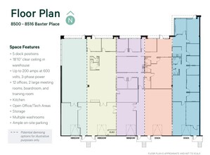 8500-8544 Baxter Pl, Burnaby, BC for lease Floor Plan- Image 1 of 1