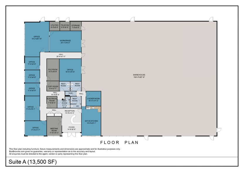 8197 Euclid Ct, Manassas Park, VA for lease - Floor Plan - Image 2 of 73