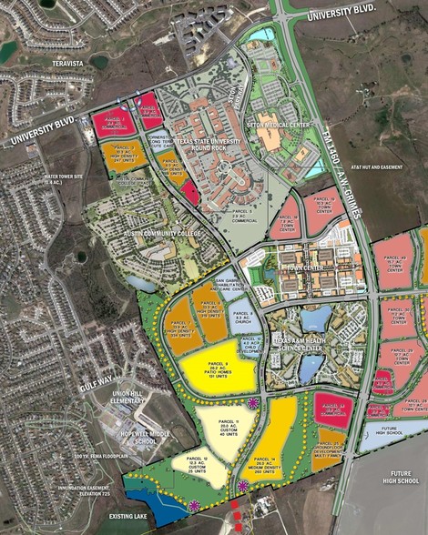 University Blvd, Round Rock, TX for sale - Aerial - Image 2 of 3