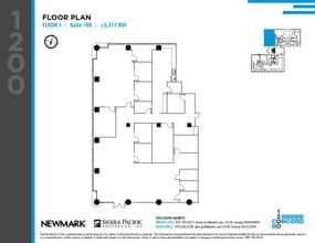 1200 Concord Ave, Concord, CA for lease Floor Plan- Image 1 of 1