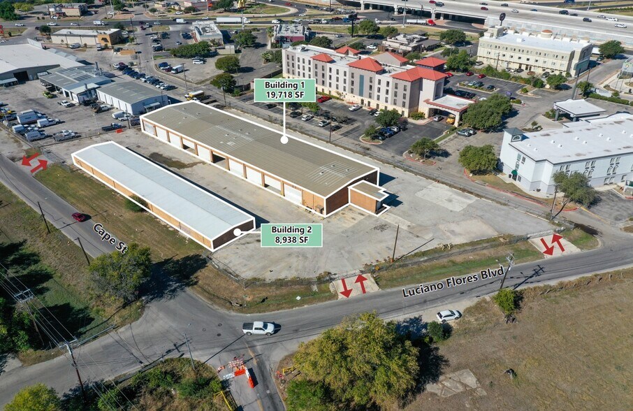 930 Luciano Flores St, San Marcos, TX for lease - Aerial - Image 2 of 3