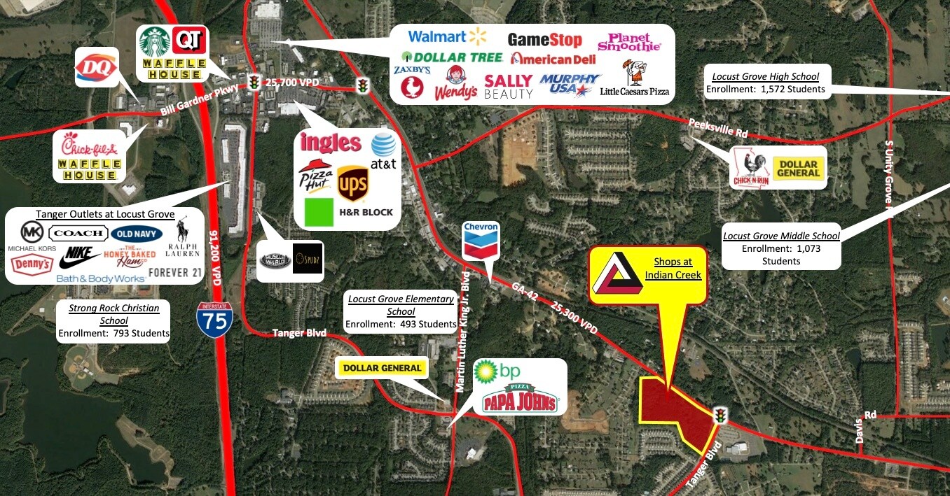 Highway 42 & Tanger Blvd blvd, Locust Grove, GA for sale Primary Photo- Image 1 of 1