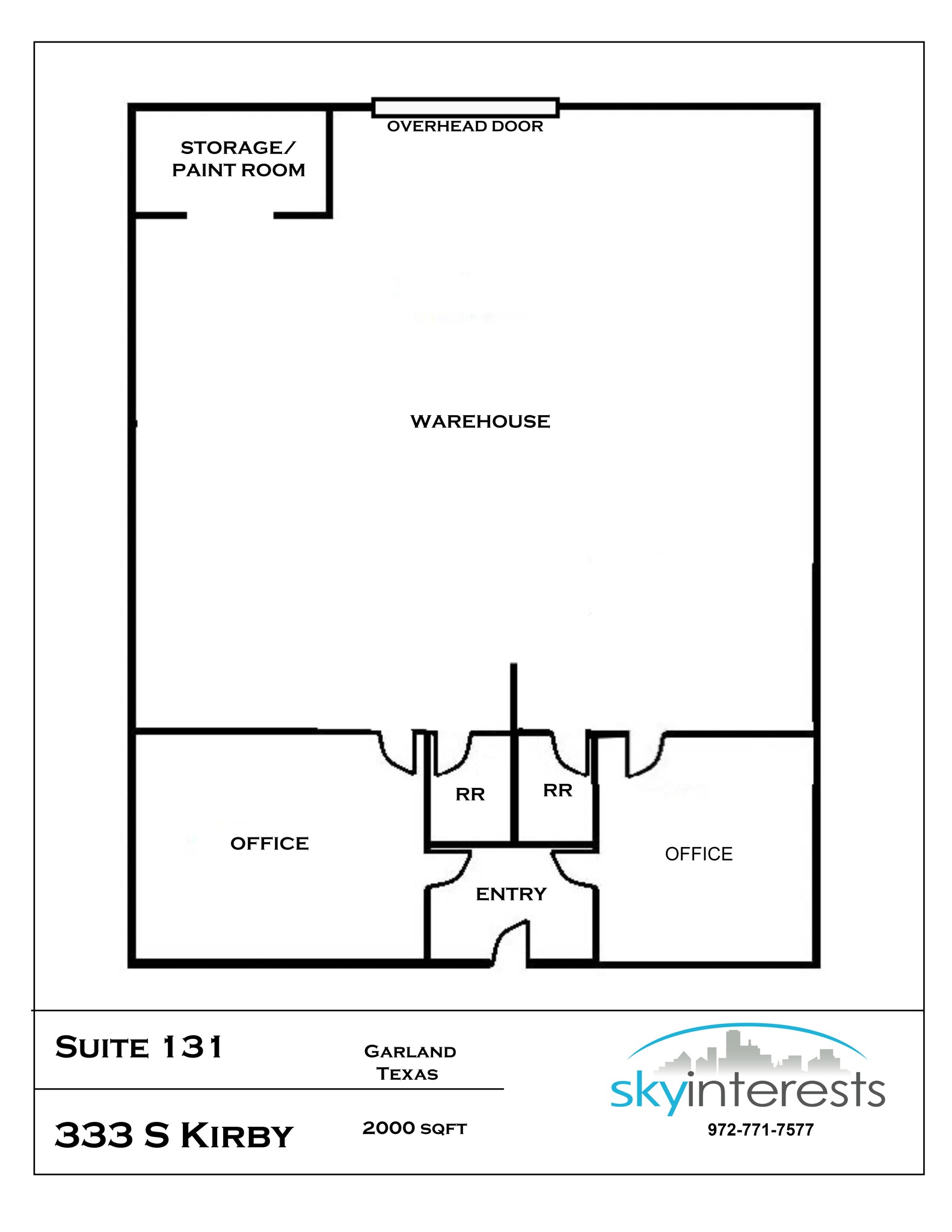 209 S Kirby St, Garland, TX for lease Site Plan- Image 1 of 1