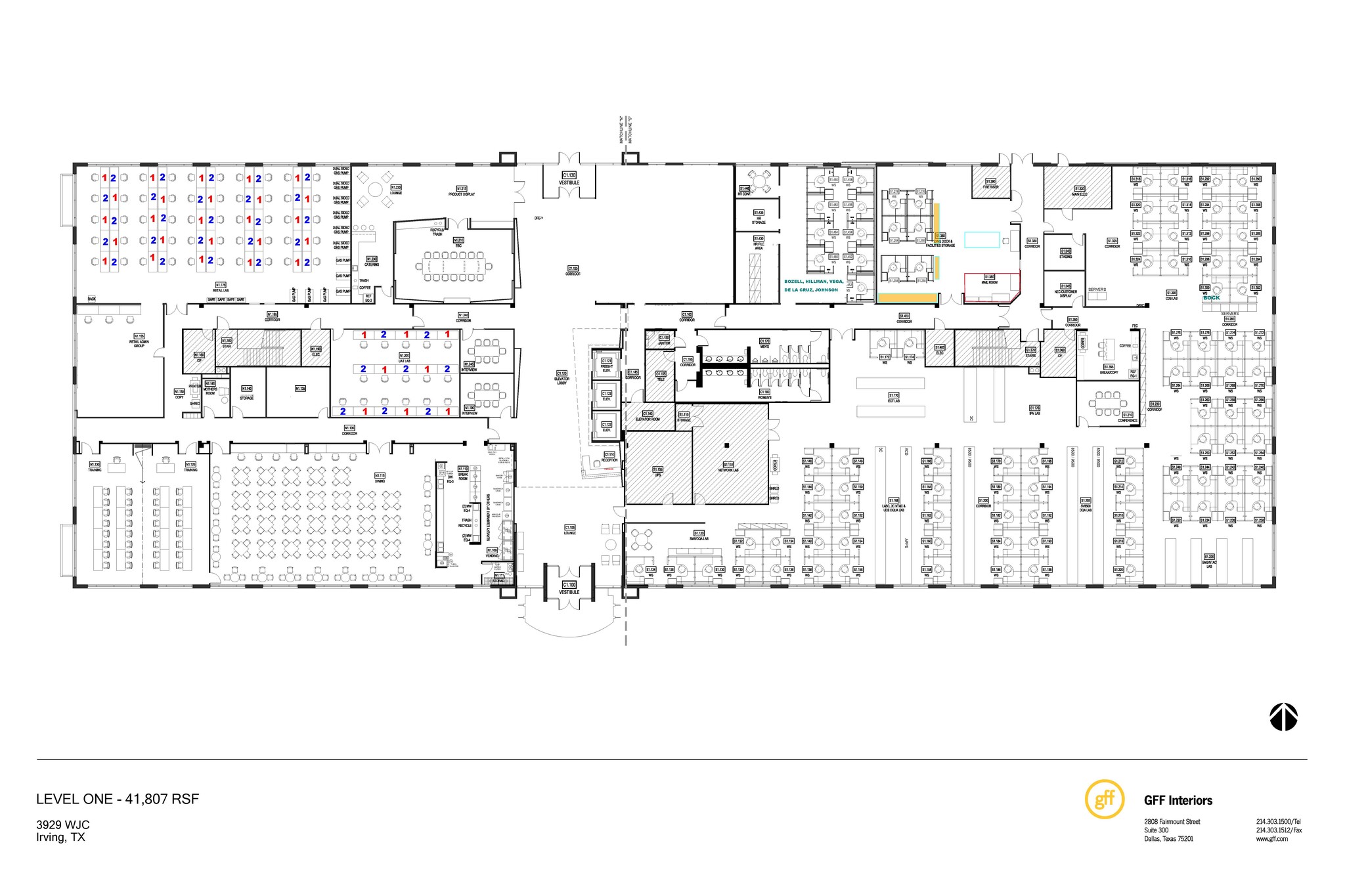 3929 W John Carpenter Fwy, Irving, TX for lease Floor Plan- Image 1 of 3