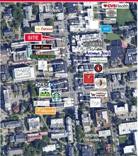 260-268 Thayer St, Providence, RI - aerial  map view