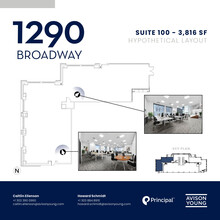 1290 Broadway, Denver, CO for lease Floor Plan- Image 1 of 4