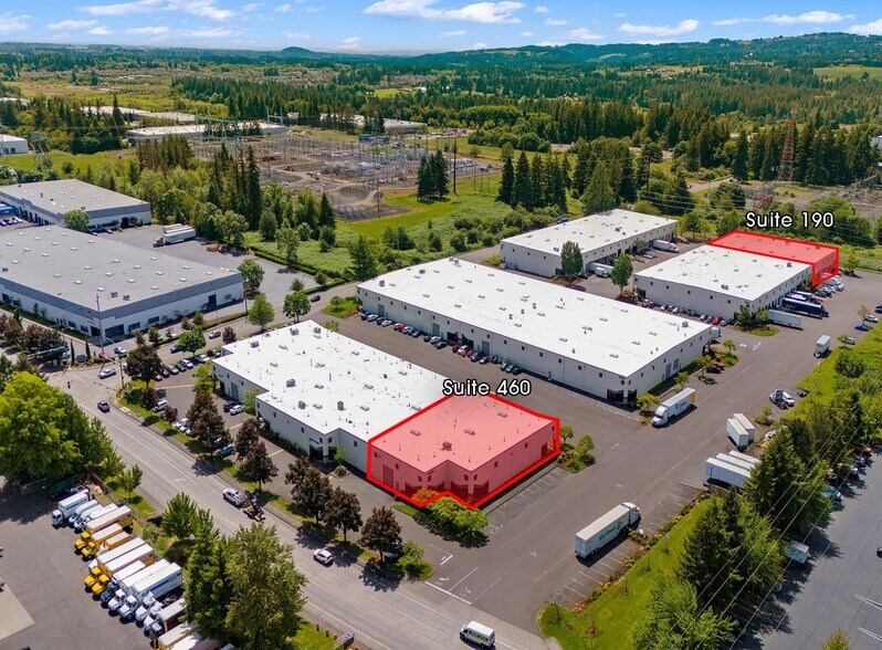 9565 SW Ridder Rd, Wilsonville, OR for lease - Aerial - Image 3 of 3