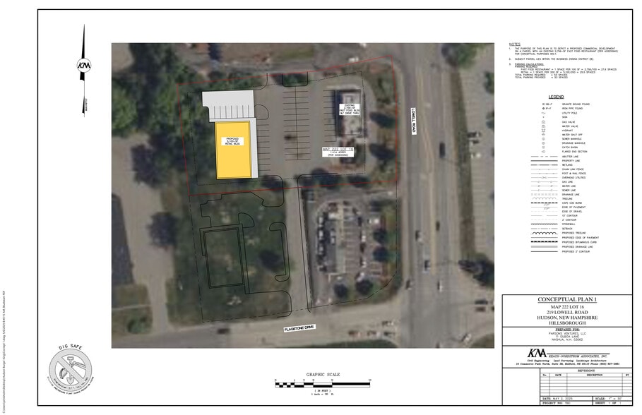 219 Lowell Rd, Hudson, NH for lease - Site Plan - Image 1 of 1