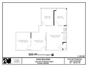 4040 E Camelback Rd, Phoenix, AZ for lease Floor Plan- Image 1 of 1