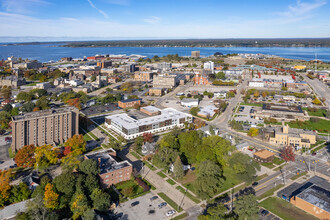 1021 Jefferson St, Muskegon, MI - aerial  map view