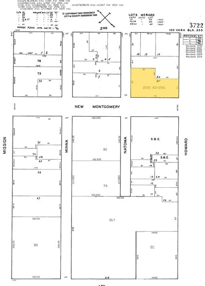 199 New Montgomery St, San Francisco, CA for lease - Plat Map - Image 2 of 6