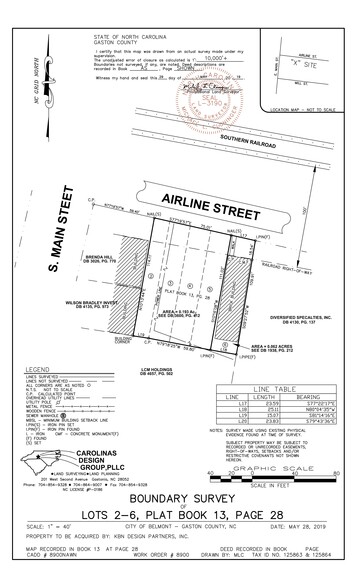 6 Airline St, Belmont, NC for lease - Site Plan - Image 1 of 18