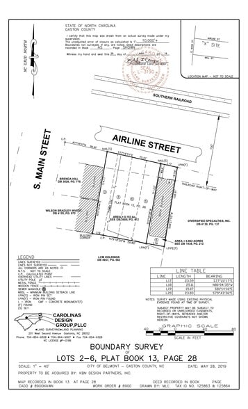 6 Airline St, Belmont, NC for lease - Site Plan - Image 2 of 18