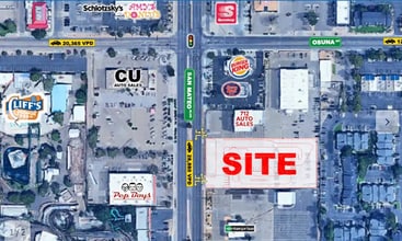 6000 San Mateo Blvd NE, Albuquerque, NM - AERIAL map view