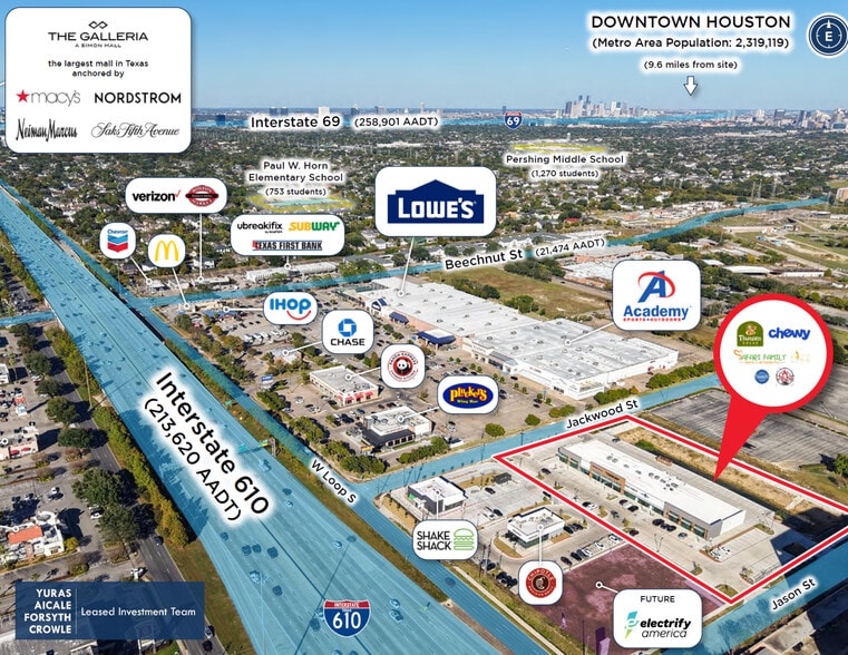 8801 W Loop South, Houston, TX, USA Loop, Houston, TX for sale - Aerial - Image 3 of 7