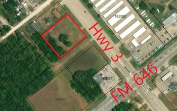 0 Highway 3, League City, TX - AERIAL map view