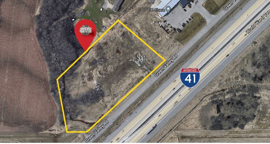 00 Green Valley Rd, Oshkosh, WI for lease Aerial- Image 1 of 3