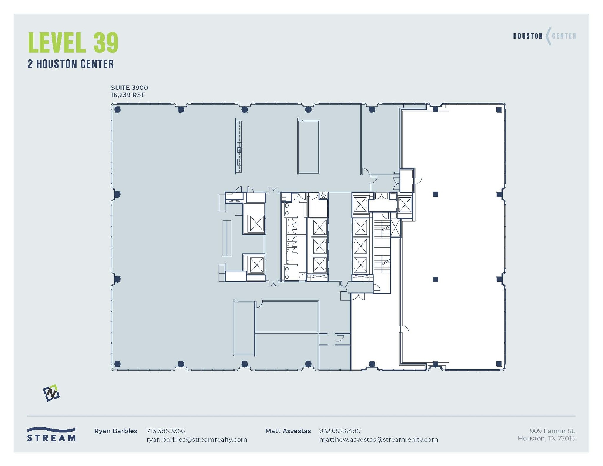909 Fannin St, Houston, TX for lease Floor Plan- Image 1 of 1