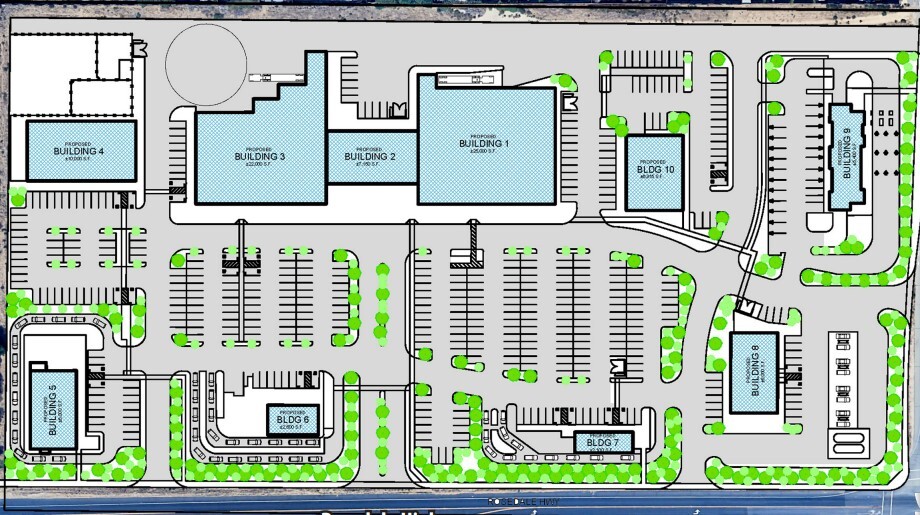 NWC Rosedale and Renfro Hwy, Bakersfield, CA for lease Site Plan- Image 1 of 1