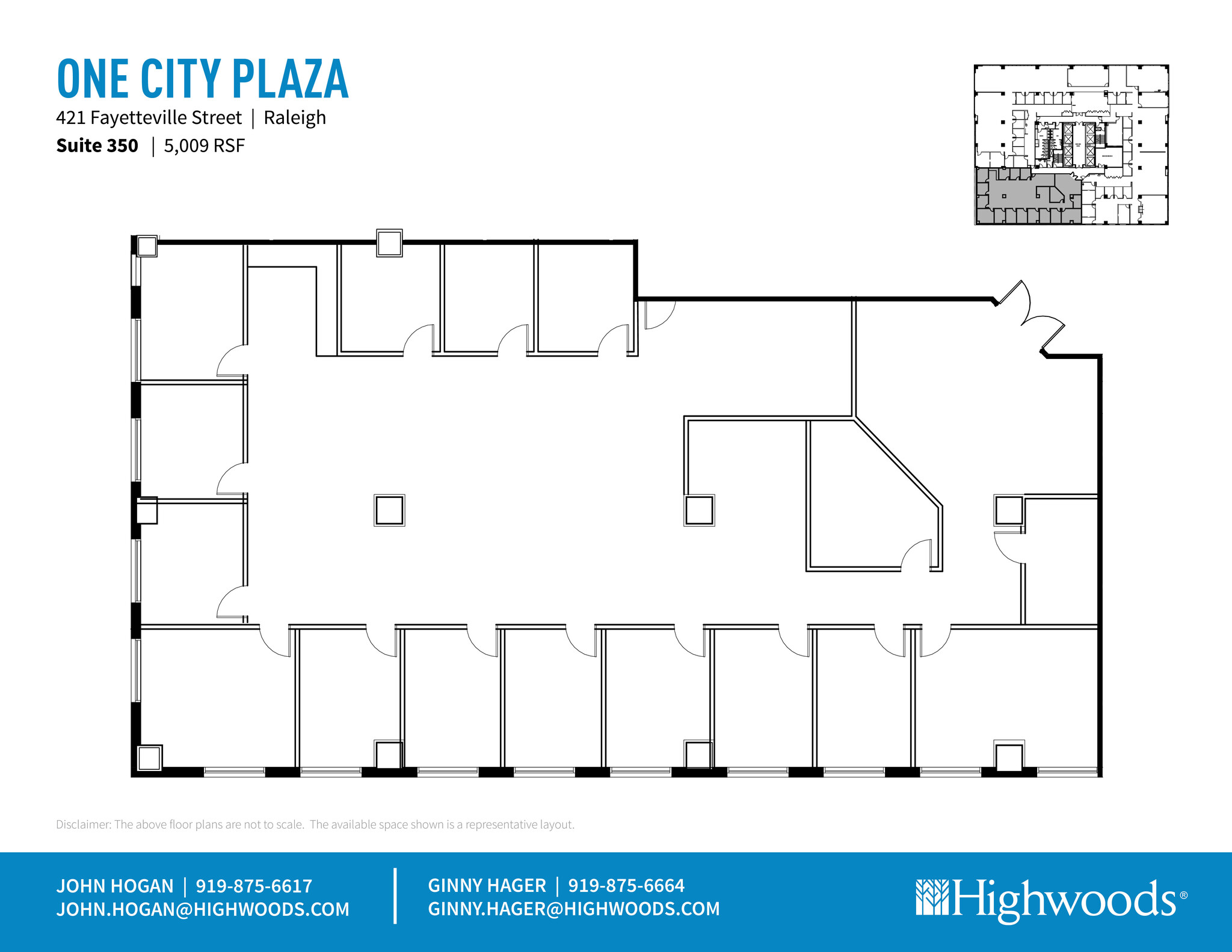 421 Fayetteville St, Raleigh, NC for lease Floor Plan- Image 1 of 1