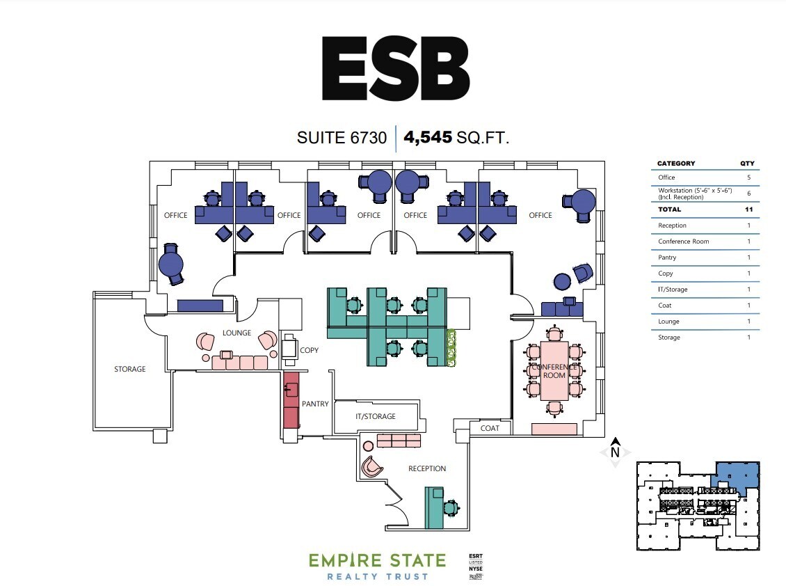 350 Fifth Ave, New York, NY for lease Floor Plan- Image 1 of 7
