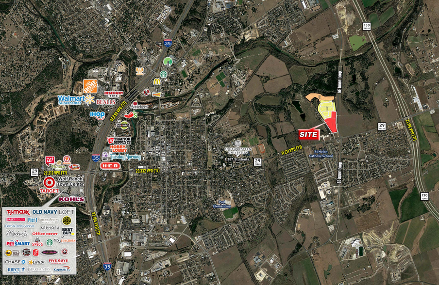 Inner Loop & Hwy 29, Georgetown, TX for sale - Building Photo - Image 1 of 4