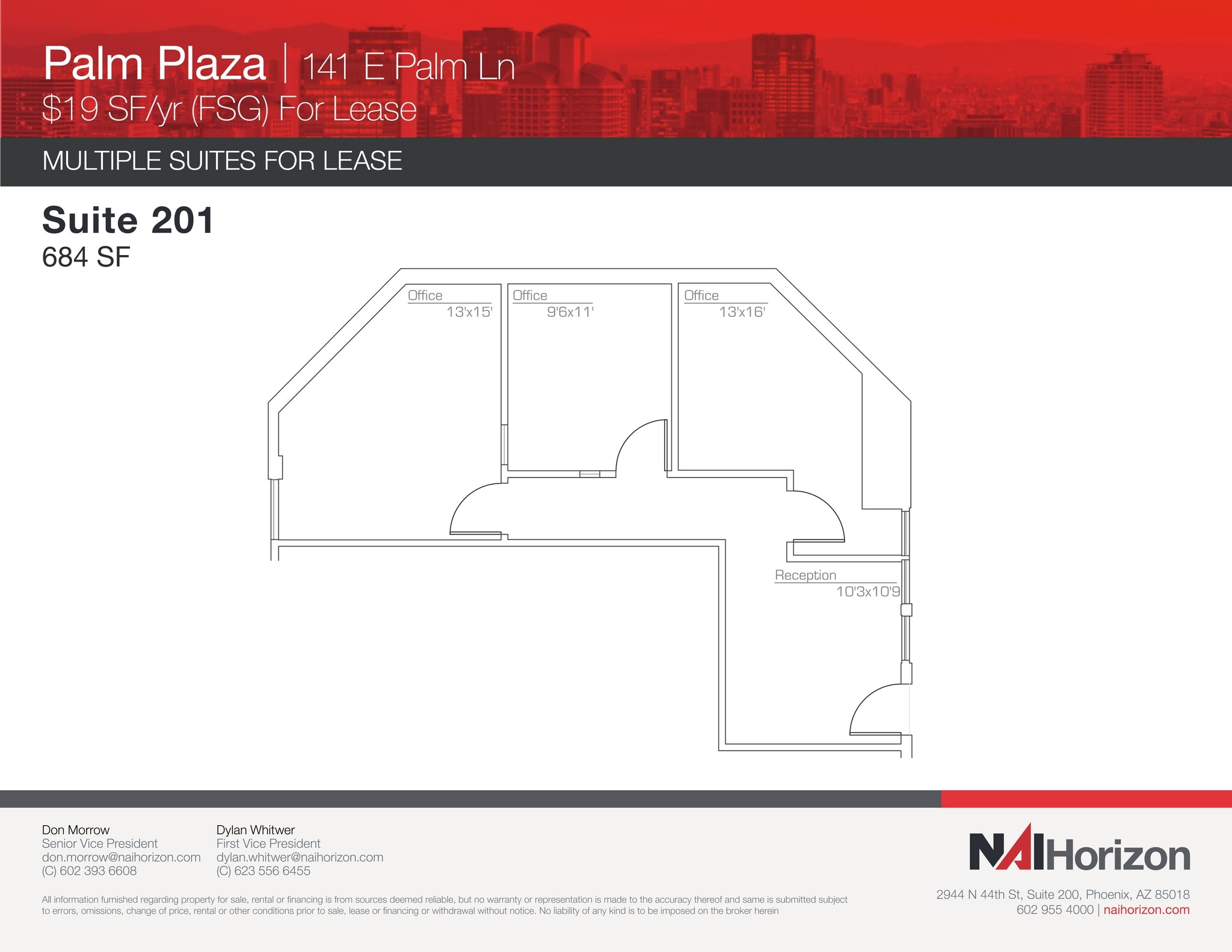 141 E Palm Ln, Phoenix, AZ for lease Site Plan- Image 1 of 1
