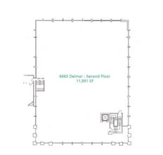6677-6683 Delmar Blvd, University City, MO for lease Floor Plan- Image 2 of 26