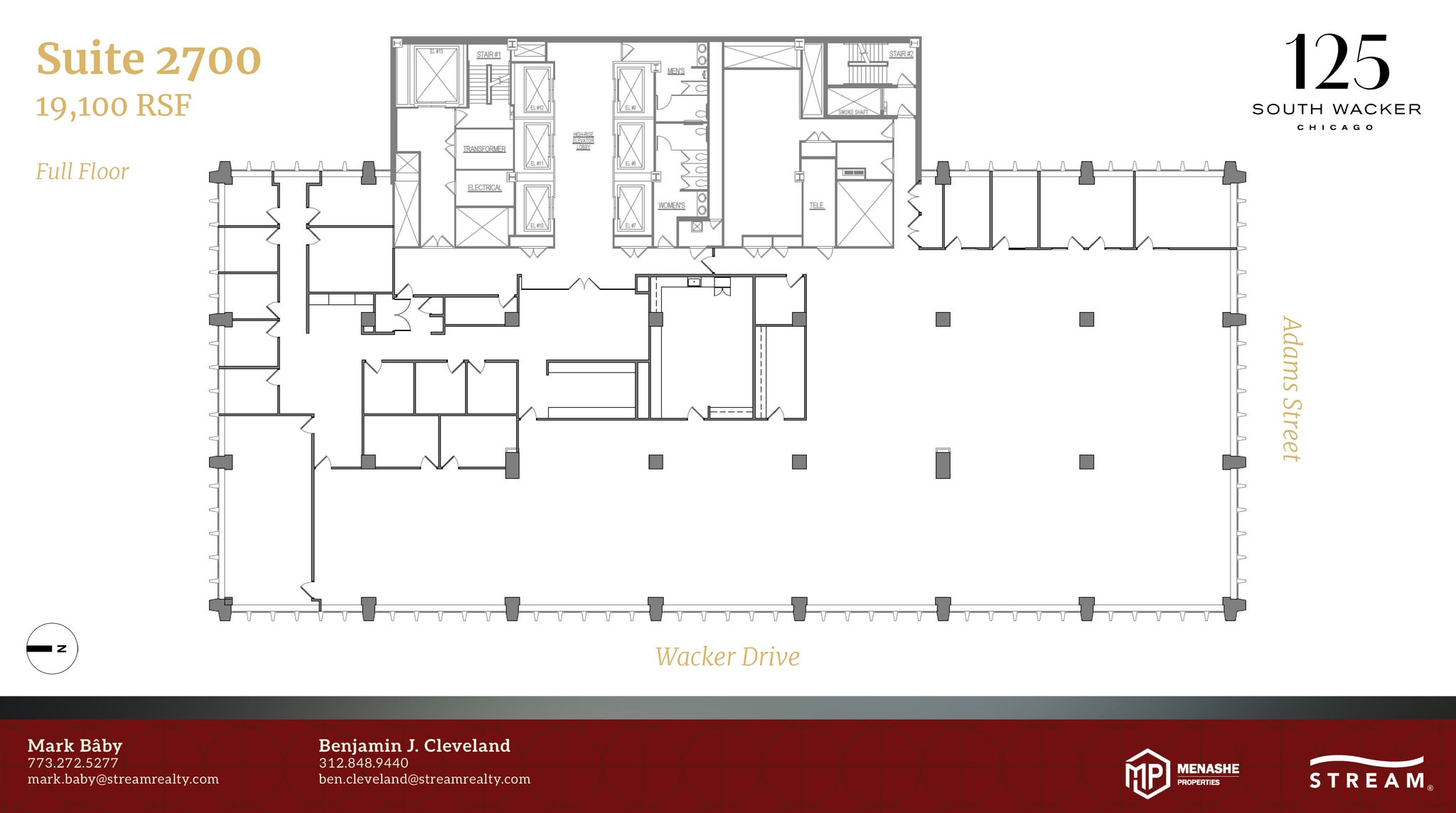 125 S Wacker Dr, Chicago, IL for lease Floor Plan- Image 1 of 1