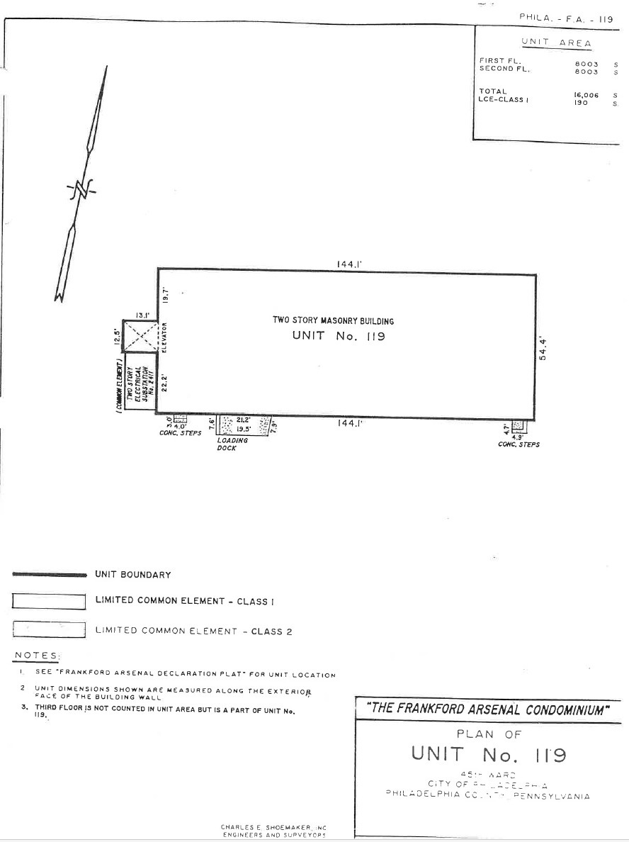 2275 Bridge St- Building 119, Philadelphia, PA for sale Floor Plan- Image 1 of 1