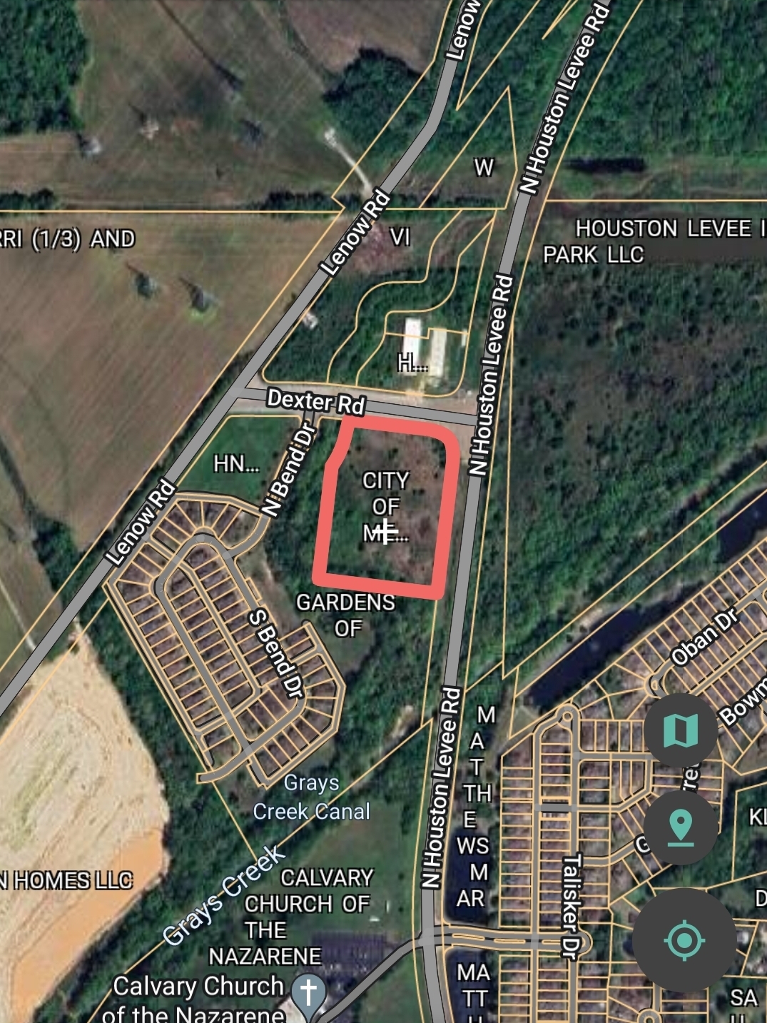 0 Dexter Rd, Cordova, TN for sale Aerial- Image 1 of 2