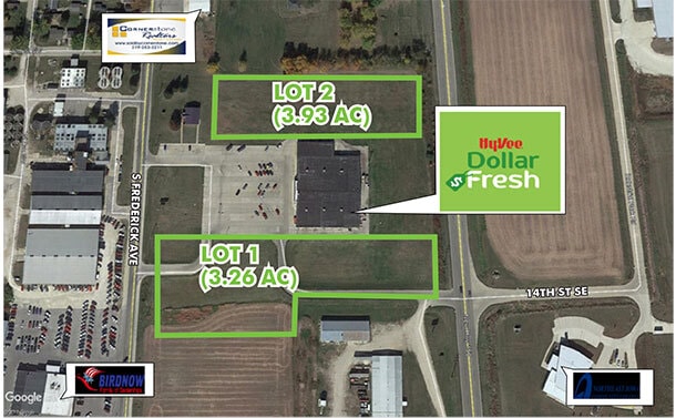 1345 S Frederick Ave, Oelwein, IA for sale - Aerial - Image 1 of 1