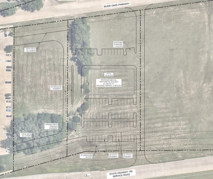 4880 N President George Bush Hwy, Garland, TX for lease - Site Plan - Image 2 of 2