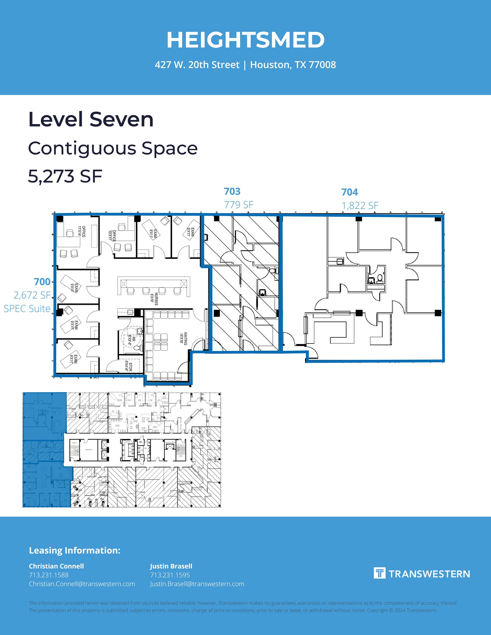 427 W 20th St, Houston, TX for lease Site Plan- Image 1 of 2