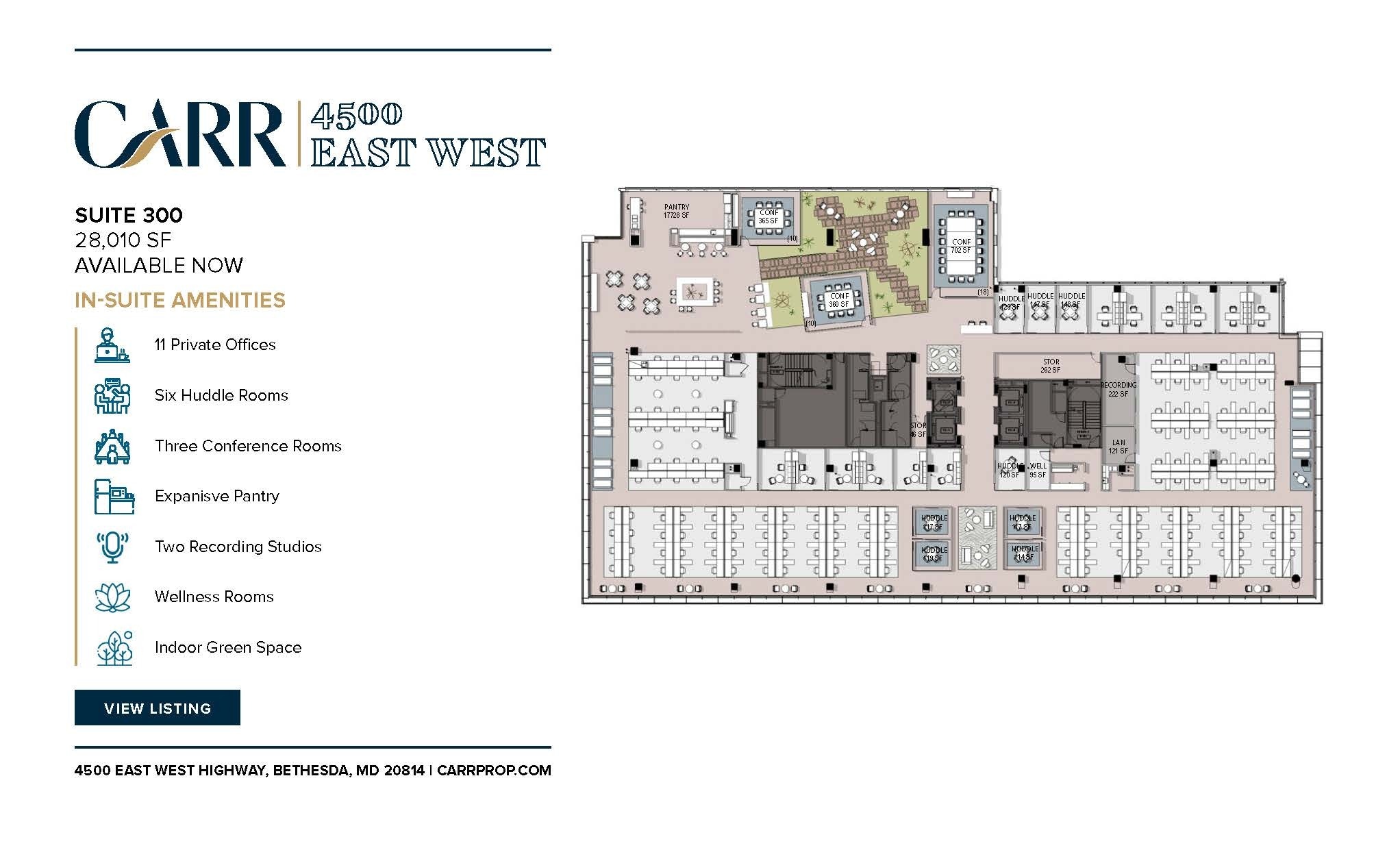 4500 East West Hwy, Bethesda, MD for lease Floor Plan- Image 1 of 1