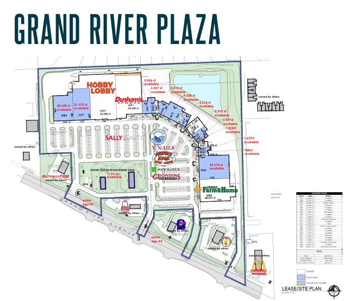 3591-3685 E Grand River Ave, Howell, MI for lease Floor Plan- Image 1 of 1