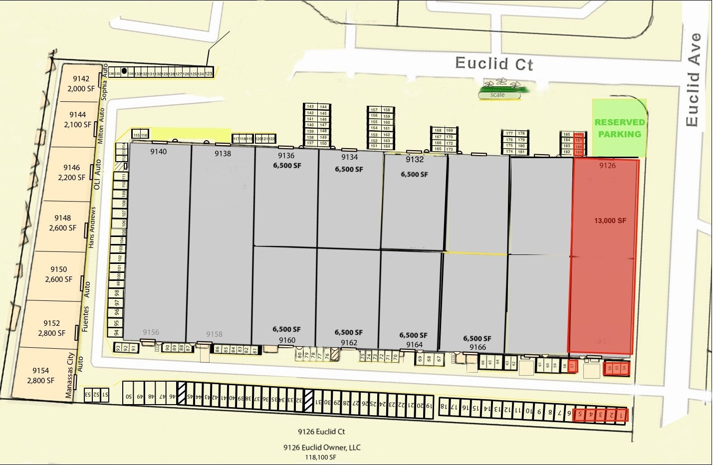 9126-9166 Euclid Ave, Manassas, VA for lease Interior Photo- Image 1 of 1
