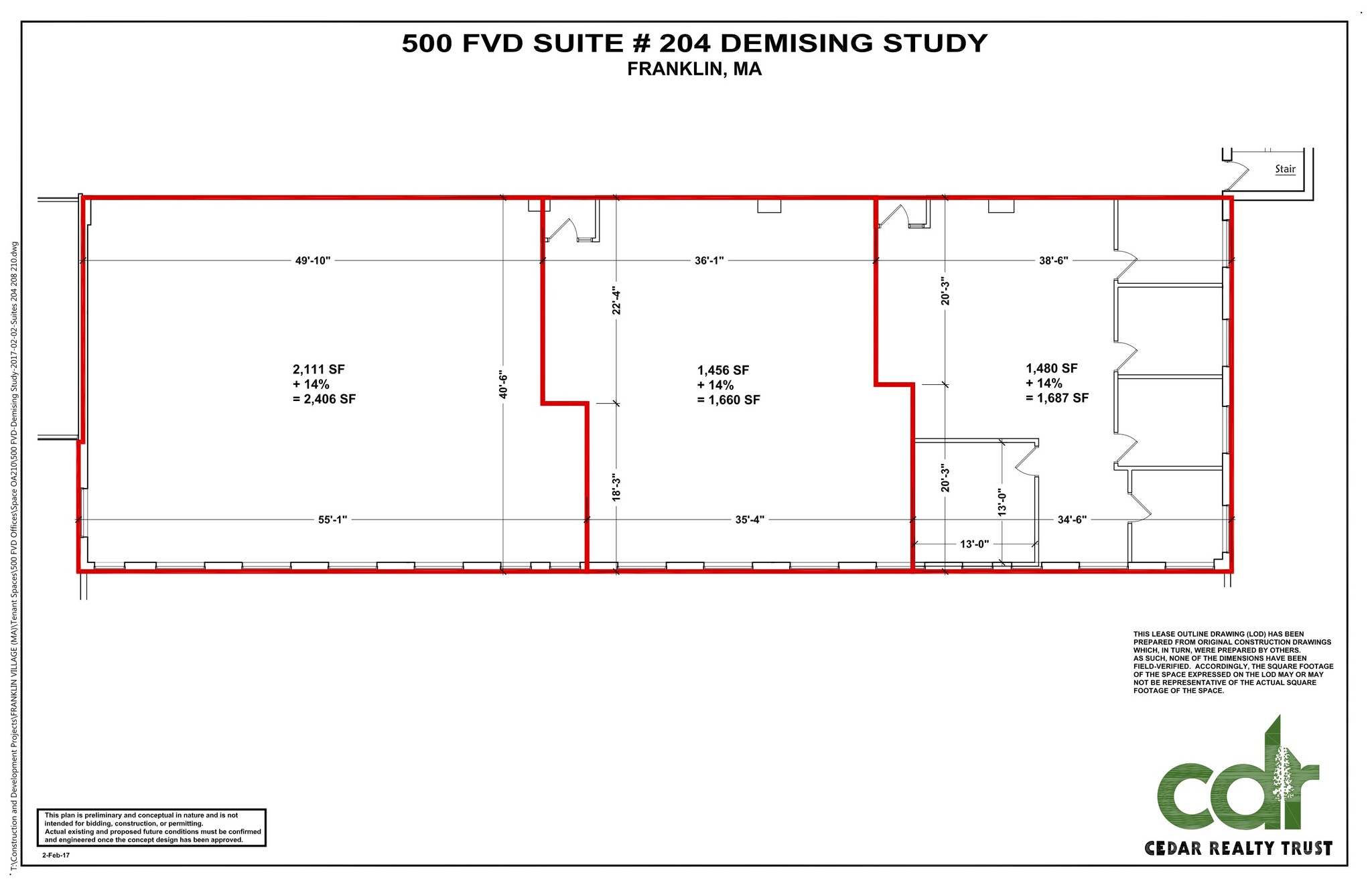 5-1000 Franklin Village Dr, Franklin, MA for lease Floor Plan- Image 1 of 1