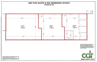 5-1000 Franklin Village Dr, Franklin, MA for lease Floor Plan- Image 1 of 1