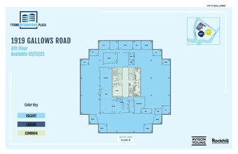 1919-1921 Gallows Rd, Vienna, VA for lease Floor Plan- Image 1 of 1