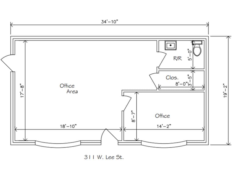 311 W Lee St, Athens, AL for lease - Building Photo - Image 2 of 2