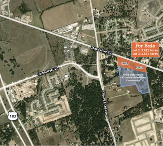 More details for 9975-10085 W State Highway 29, Liberty Hill, TX - Land for Sale