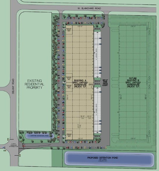 2431 N Delany Rd, Waukegan, IL for lease - Site Plan - Image 2 of 2