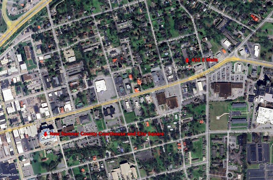 432 E Main St, Gallatin, TN for lease - Aerial - Image 2 of 18